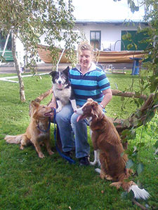 Guest and dogs