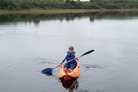 Kate kayaking