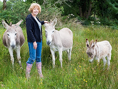 Liz and Donkey